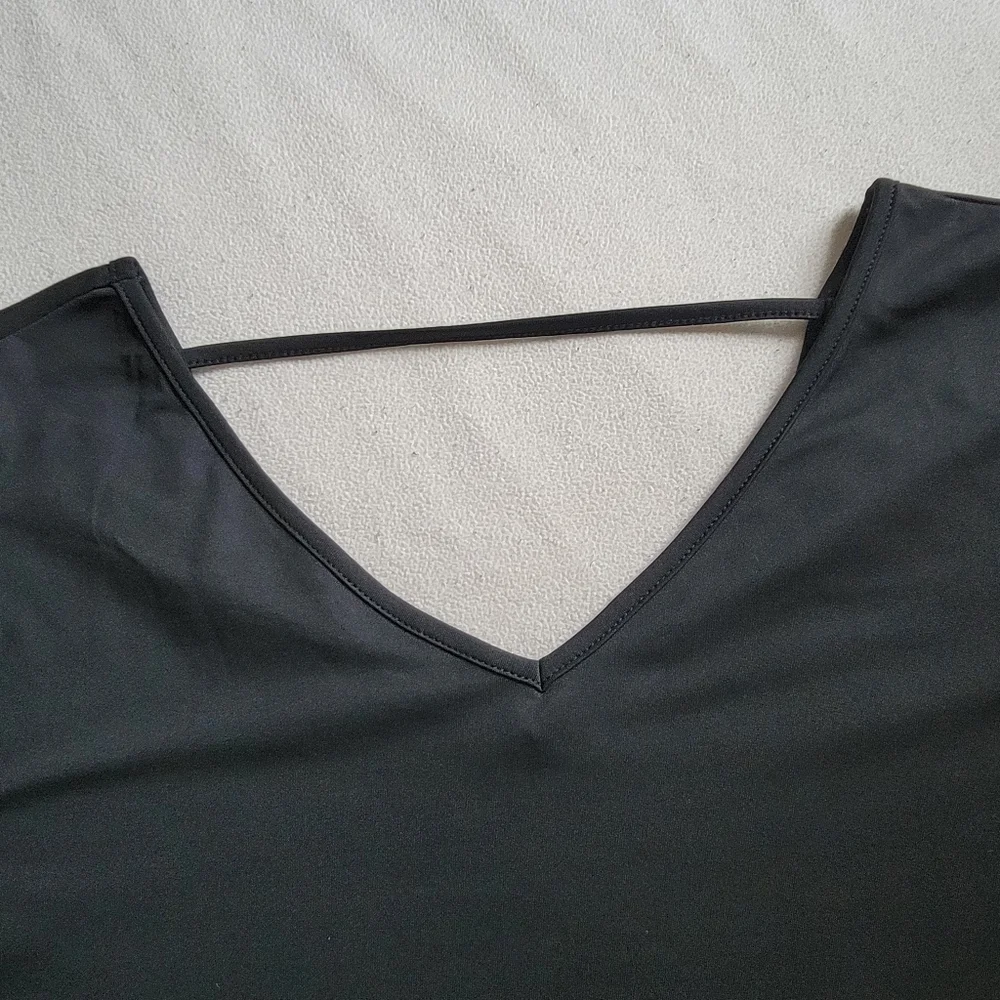 LONG BLACK DRESS - Picture 3 of 5